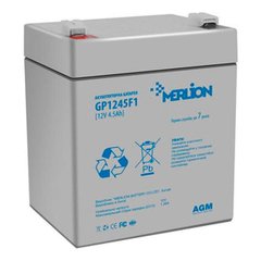MERLION AGM GP1245F1, 12V 4.5Ah (90х70х100 (105))